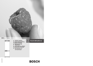 Manual Bosch KGU36130EU Combina frigorifica