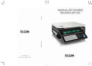 Manual Elgin SM-100 Balança industrial