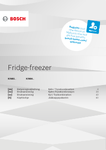 Bruksanvisning Bosch KIN86NSF0 Kjøle-fryseskap