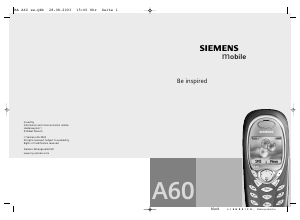 Käyttöohje Siemens A60 Matkapuhelin