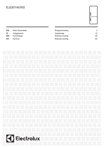 Käyttöohje Electrolux EJ2301AOW2 Jääkaappipakastin