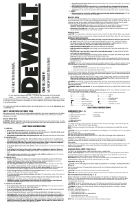 Manual DeWalt DW310 Jigsaw