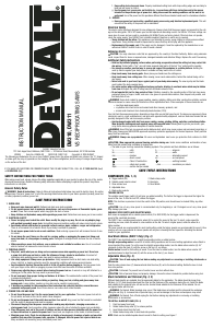 Manual DeWalt DW311 Jigsaw