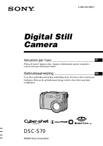 Handleiding Sony Cyber-shot DSC-S70 Digitale camera