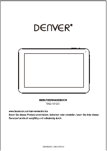 Bedienungsanleitung Denver TAQ-10123 Tablet
