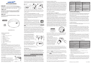 Bruksanvisning Deltronic PR-1211 Røykvarsler