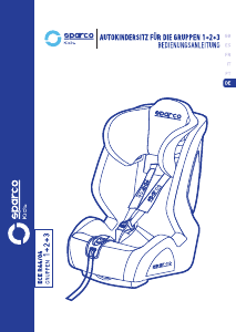 Bedienungsanleitung Sparco F1000K Autokindersitz