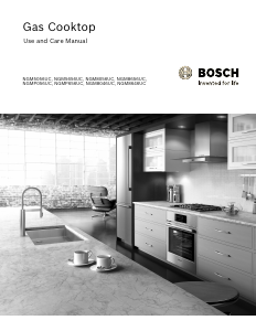 Manual de uso Bosch NGMP656UC Placa