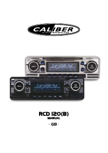 Handleiding Caliber RCD120 Autoradio