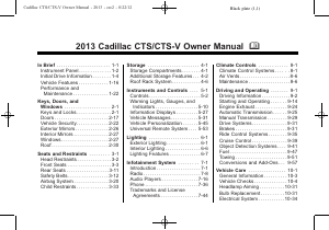 Manual Cadillac CTS (2013)