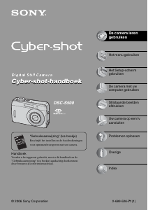 Handleiding Sony Cyber-shot DSC-S500 Digitale camera