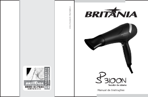 Manual Britania SP3100 Secador de cabelo