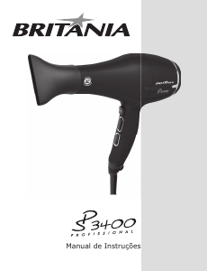 Manual Britania SP3400 Secador de cabelo