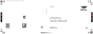 Manual Cadillac CTS (2017)