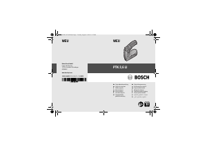 Manual Bosch PTK 3,6 LI Tacker