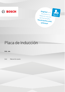 Manual de uso Bosch PUC611AA5E Placa