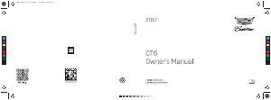 Manual Cadillac CT6 (2017)