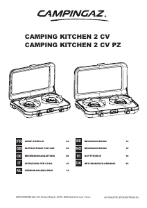 Bedienungsanleitung Campingaz 2 CV PZ Kochfeld