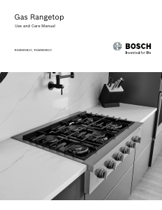 Manual de uso Bosch RGM8058UC Placa