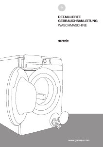 Bedienungsanleitung Gorenje W4E743P Waschmaschine