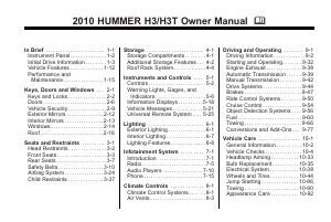 Manual Hummer H3 (2010)