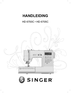 Handleiding Singer HD6705C Naaimachine