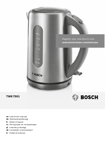 Руководство Bosch TWK7901 Чайник