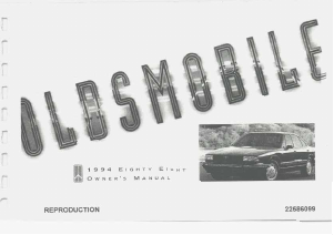 Handleiding Oldsmobile 88 (1994)