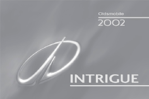 Manual Oldsmobile Intrigue (2002)