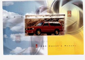 Manual Oldsmobile Bravada (1993)