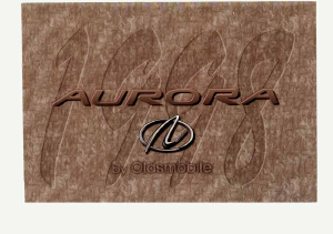 Manual Oldsmobile Aurora (1998)