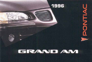 Manual Pontiac Grand Am (1996)