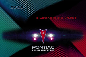 Handleiding Pontiac Grand Prix (2000)