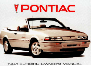 Manual Pontiac Sunbird (1994)