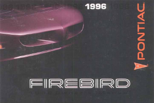 Manual Pontiac Firebird (1996)