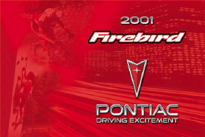 Handleiding Pontiac Firebird (2001)