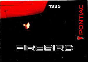 Manual Pontiac Firebird (1995)
