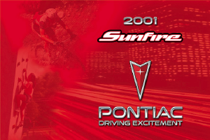 Manual Pontiac Sunfire (2001)