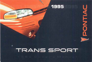 Manual Pontiac Trans Sport (1995)