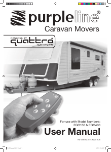 Manual Purple Line EGO400 Caravan Manoeuvring System