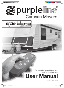 Manual Purple Line EGO130 Caravan Manoeuvring System