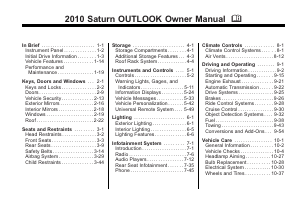 Manual Saturn Outlook (2010)