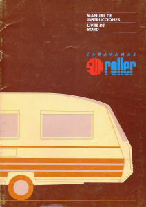 Manual de uso Sun Roller Portofino 430 DD (2000) Caravana