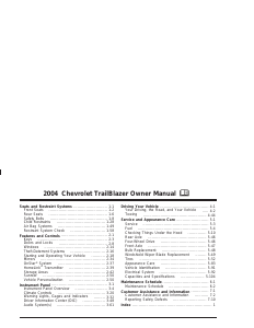 Handleiding Chevrolet Trailblazer (2004)