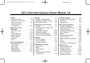 Manual Chevrolet Equinox (2013)