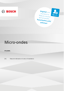 Mode d’emploi Bosch FFL020MS1 Micro-onde