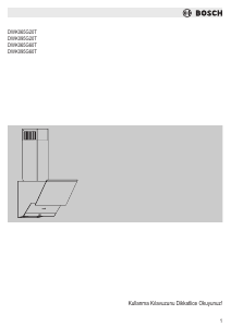 Handleiding Bosch DWK065G60T Afzuigkap