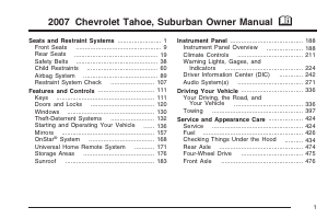 Manual Chevrolet Suburban (2007)