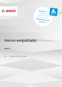 Manual de uso Bosch HBA5577S0 Horno