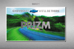 Manual Chevrolet Prizm (2001)